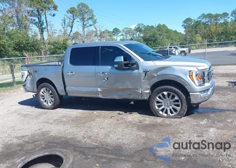 2021 Ford F-150 Lariat из США, поврежденный, VIN 1FTFW1E82MKD89523